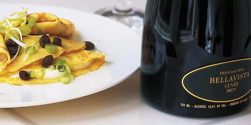 Corn Crespelle With Mascarpone And Capers