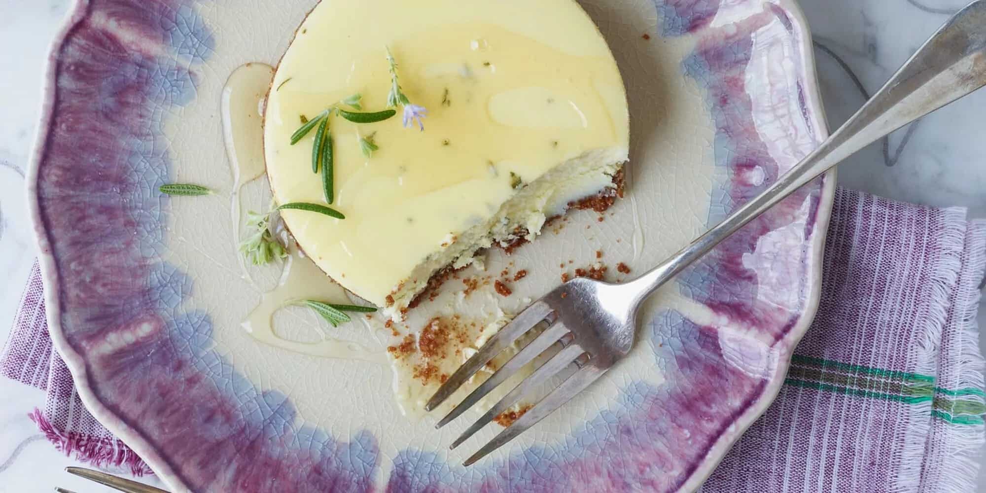 How to make Goat Cheese Cakes With Rosemary And Lavender Honey Recipe
