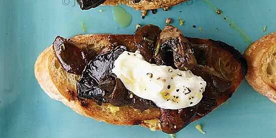 How to make Wild Mushroom And Burrata Bruschetta Recipe