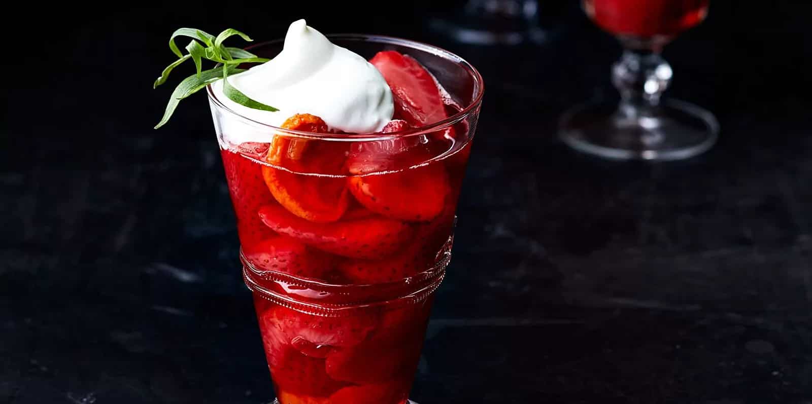 How to make Wine-poached Strawberries And Apricots Recipe