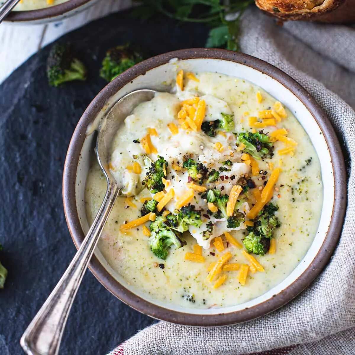 How to make Broccoli Cheddar Mashed Potato Soup Recipe
