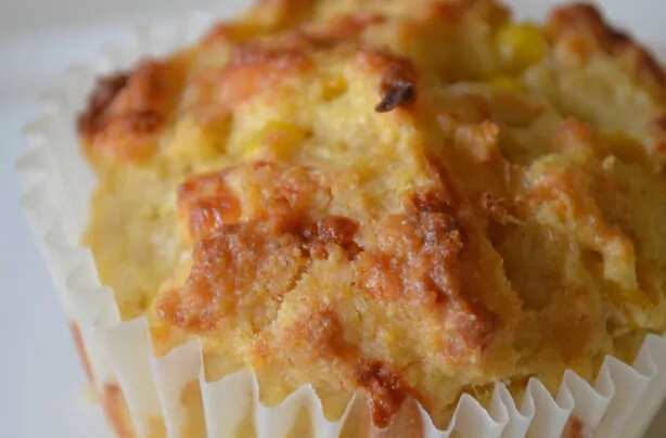 Cheese And Ham Corn Muffins