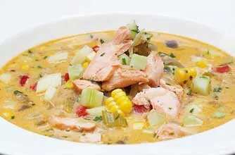  Salmon And Sweetcorn Chowder
