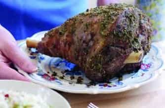 How to make Roast Lamb With Fennel And Mustard Butter Recipe