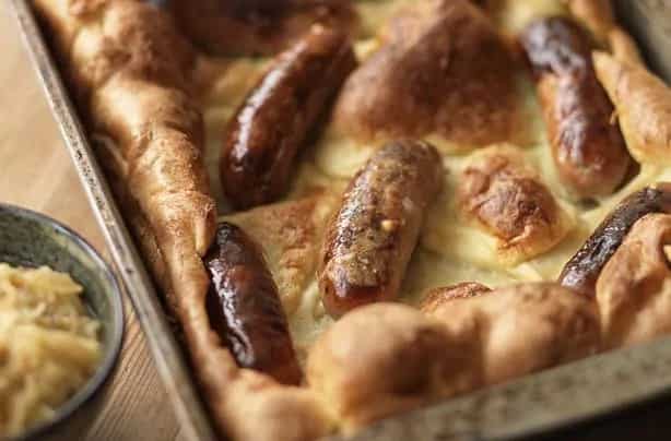 How to make Toad In The Hole With Onion Marmalade Recipe