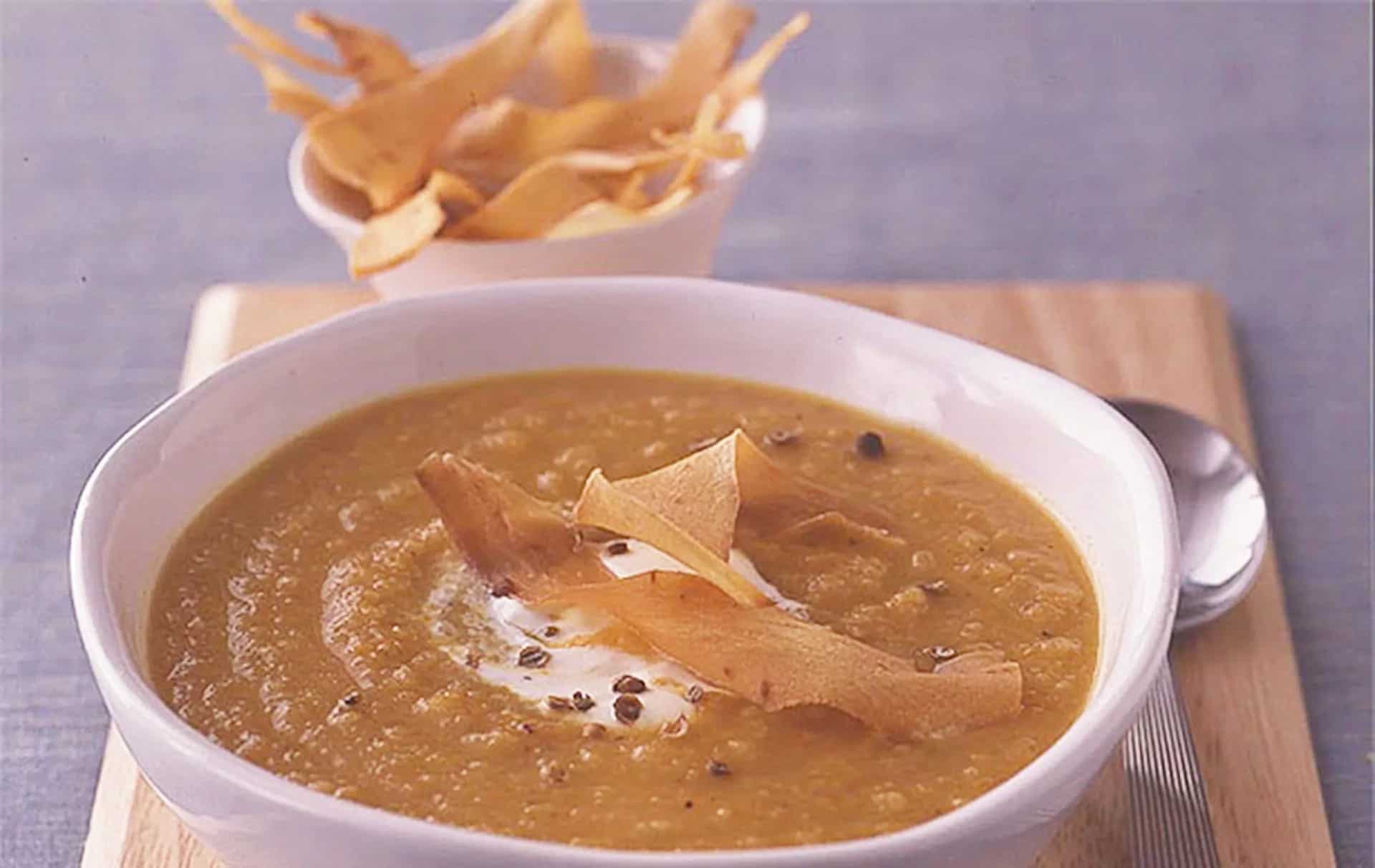 How to make Spiced Carrot, Parsnip And Swede Soup Recipe
