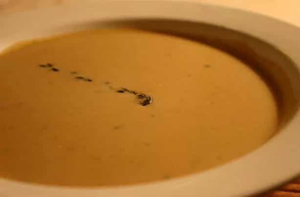 How to make Squash, Chestnut And Blue Cheese Soup Recipe