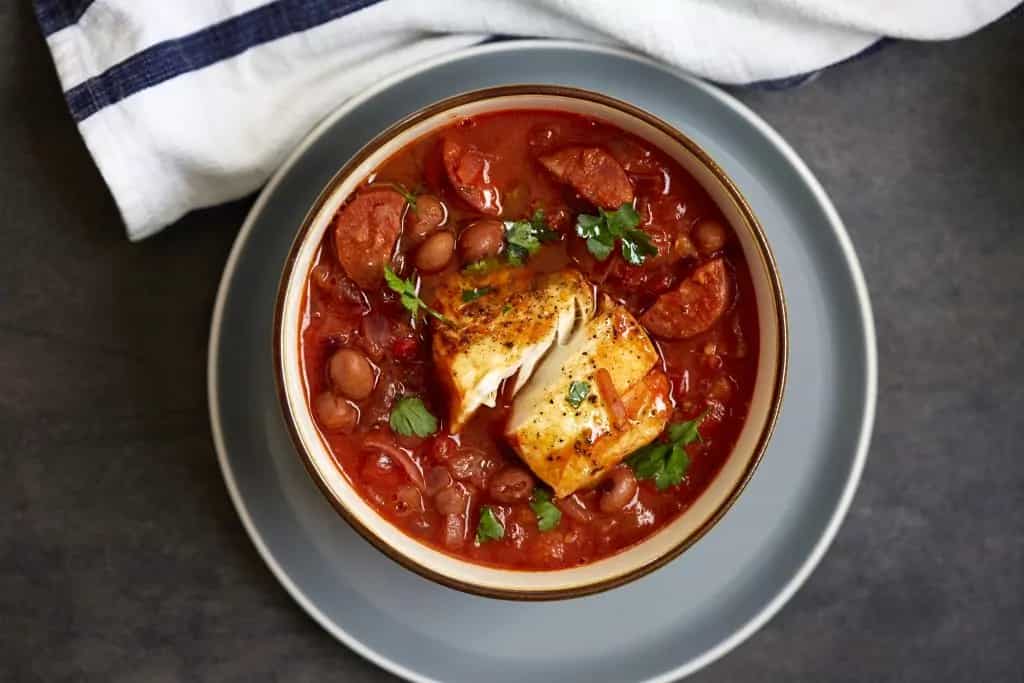 How to make White Fish And Chorizo Stew Recipe
