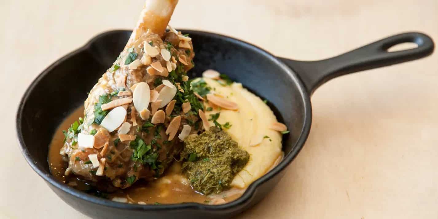 How to make Lamb Shank With Polenta And Lime Pesto Recipe