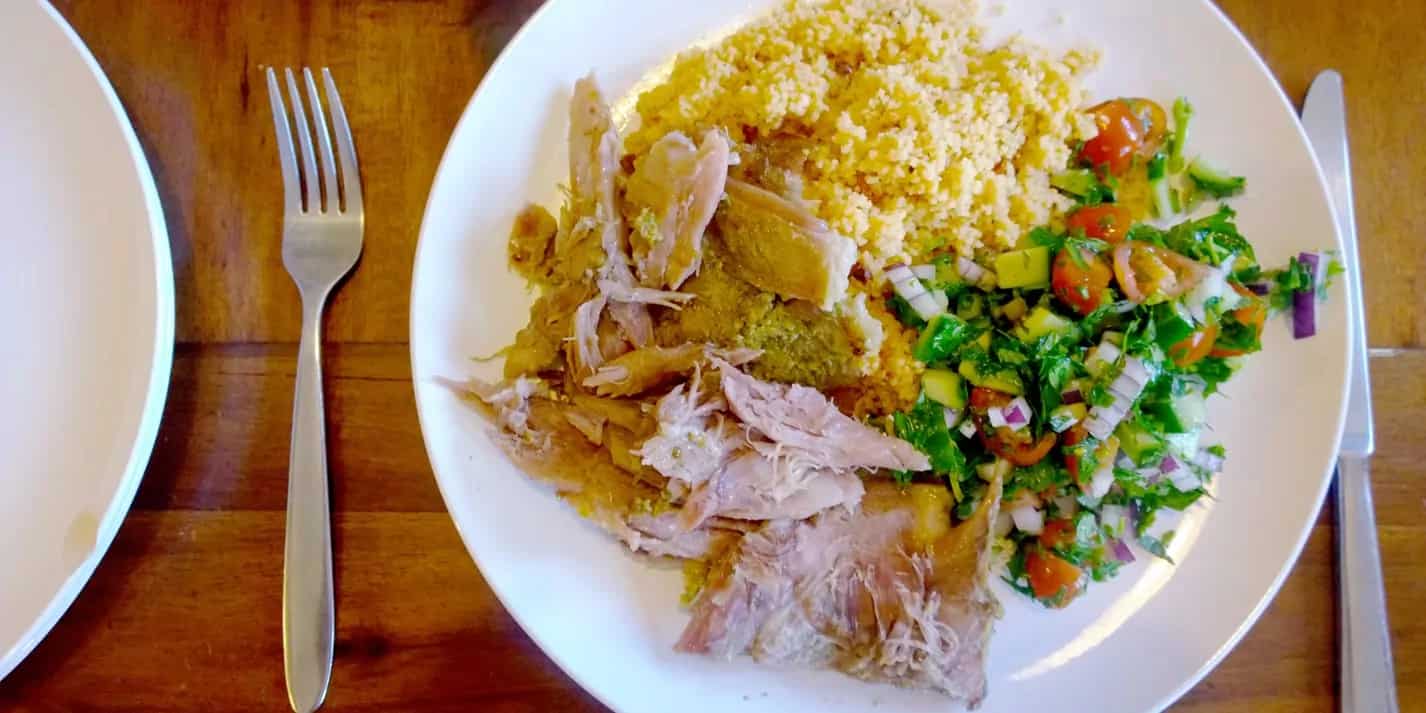 How to make Shoulder Of Goat With Lemon And Garlic Recipe