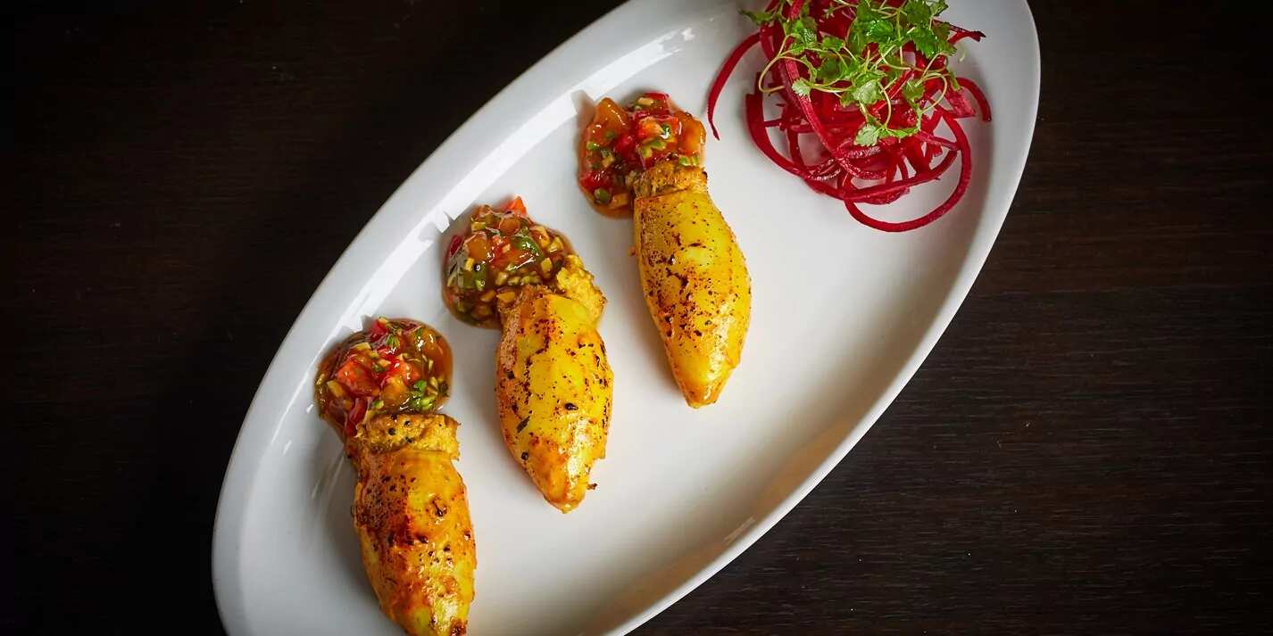 How to make Stuffed Tandoori Squid Recipe