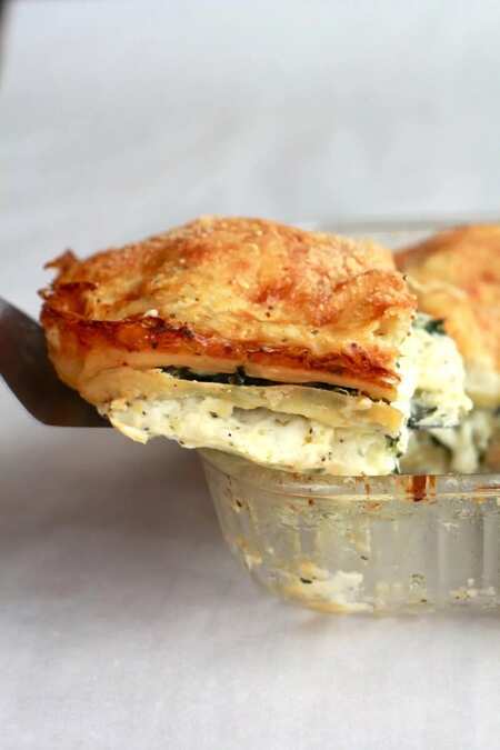 Aunt Katie’S White Lasagna