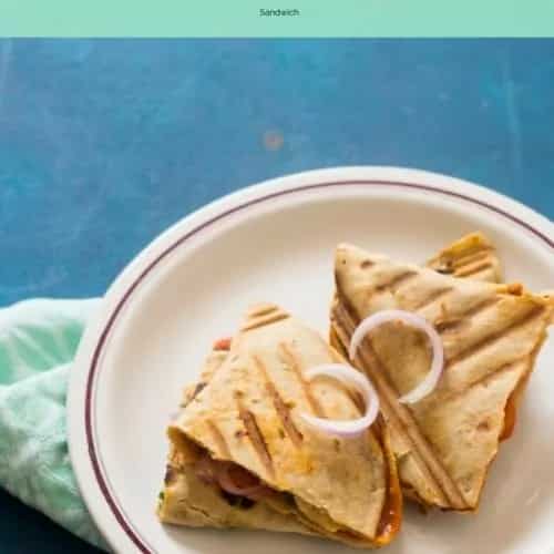 How to make Grilled Roti Wrap Recipe