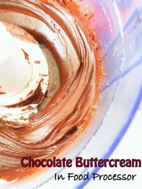 How to make Chocolate Buttercream In A Food Processor Recipe