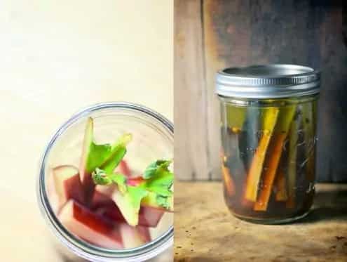 How to make Indian-style Sweet And Sour Pickled Rhubarb Recipe