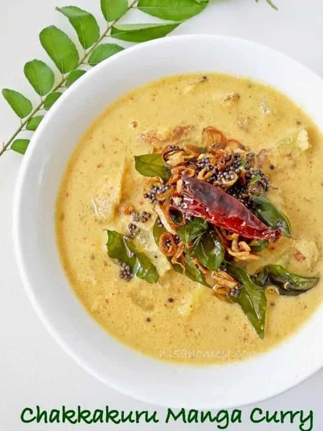 How to make Jackfruit Seed And Mango Curry Recipe