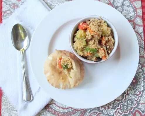 How to make Quinoa Chicken Satay Salad With Peanut Dressing Recipe