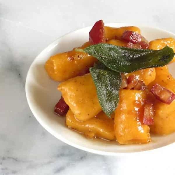 How to make Sweet Potato Gnocchi With Pancetta Recipe