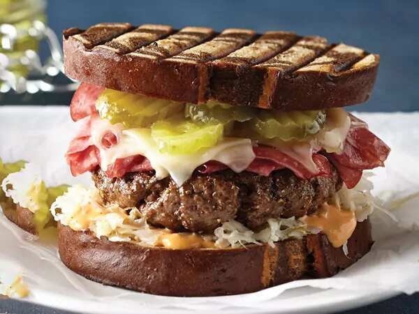 Chef Lisa's Rueben Burger