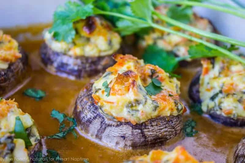 How to make Asian Stuffed Mushrooms Recipe