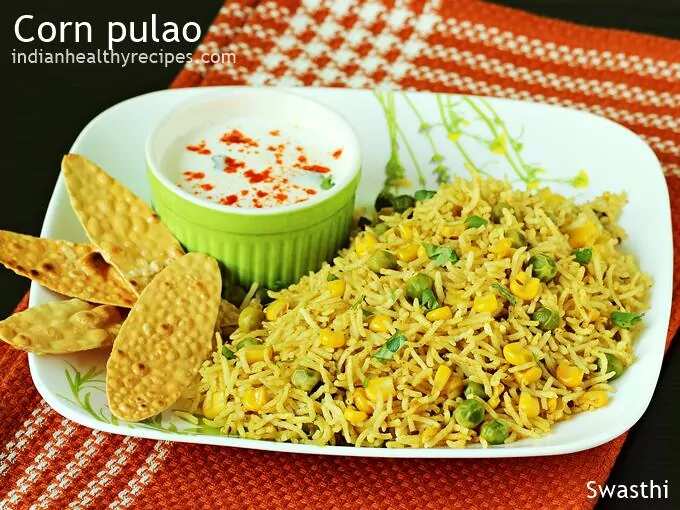 How to make Corn Pulao Recipe