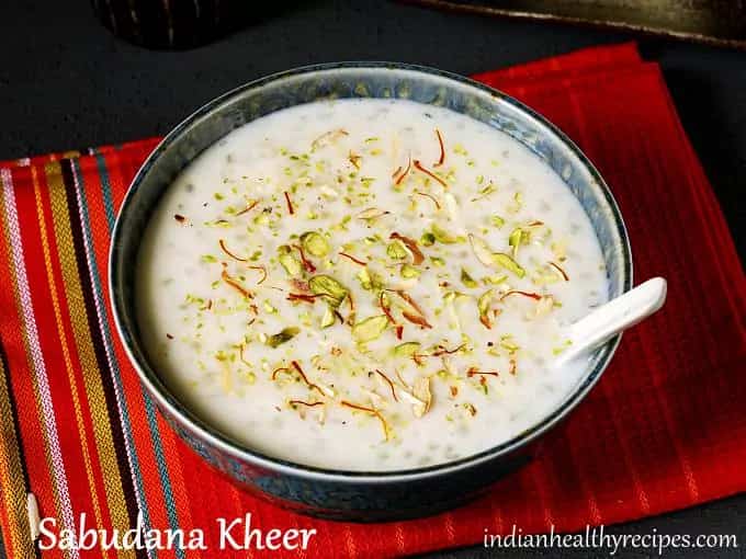 How to make Sabudana Kheer Recipe