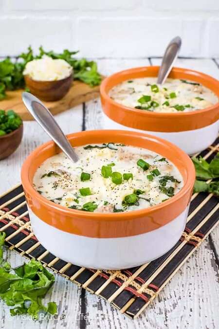 Low Carb Sausage Kale Soup