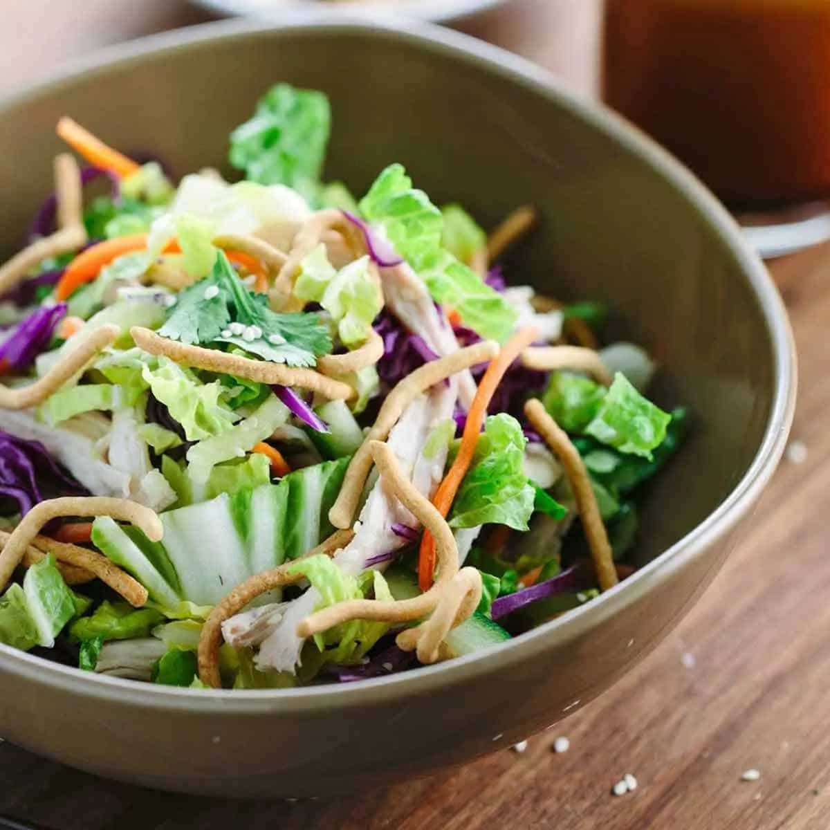 How to make Chinese Chicken Salad With Soy Ginger Dressing Recipe