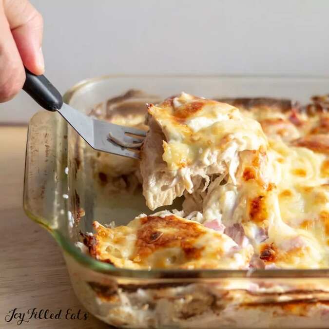 Chicken Cordon Bleu Casserole Low Carb