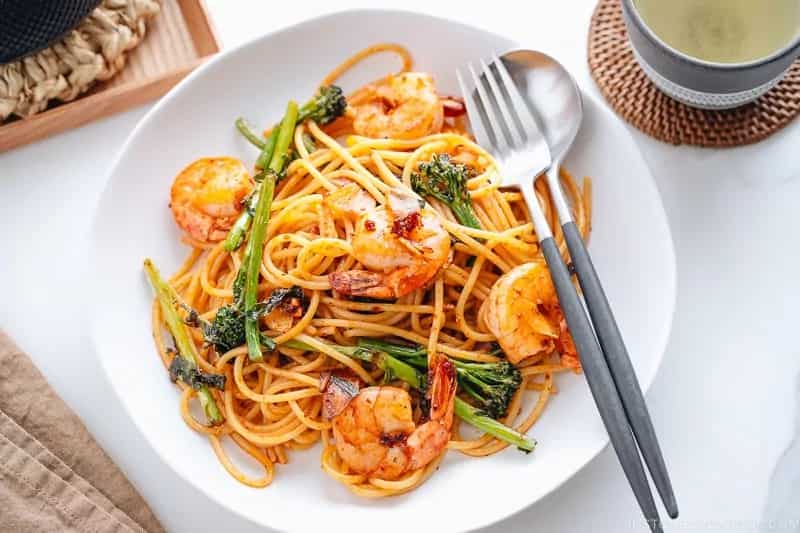 How to make Pasta With Shrimp And Broccolini Recipe