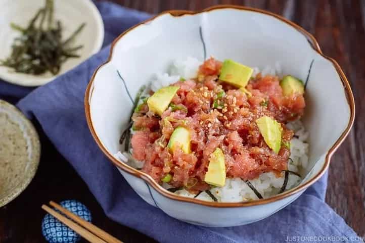 How to make Avocado & Negitoro Donburi Recipe