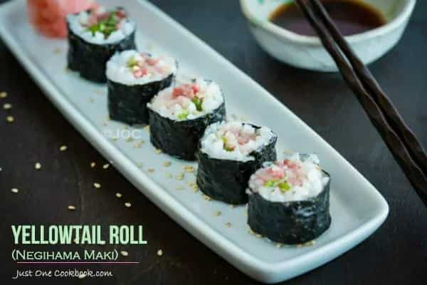 How to make Yellowtail Roll Recipe