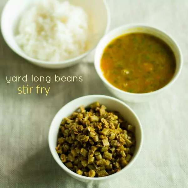 Yard Long Beans Poriyal