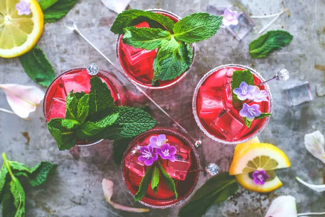 How to make Spiked Hibiscus Iced Tea Recipe