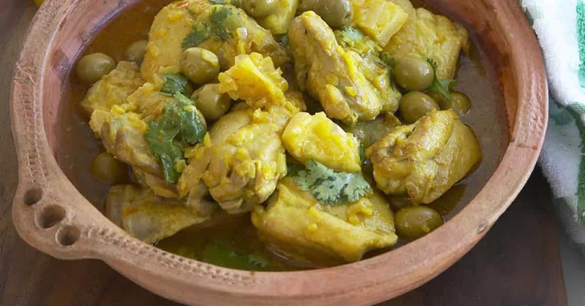 How to make Chicken Tagine With Olives And Preserved Lemons Recipe