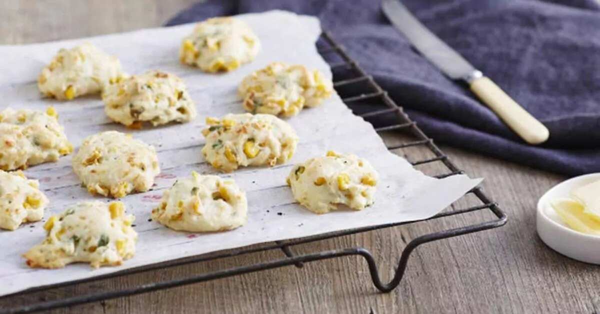 Corn Fritter Drop Cookies