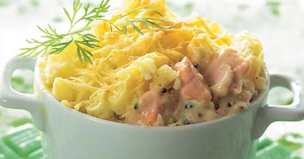 How to make Creamy Salmon Cottage Pies Recipe