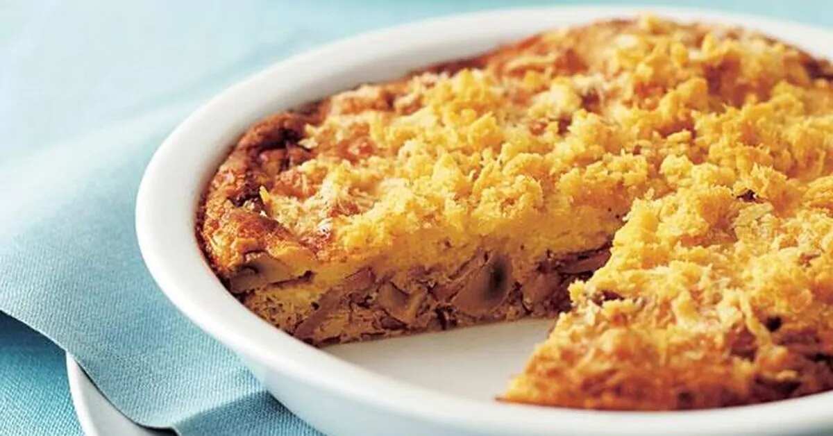 How to make Crustless Bacon And Mushroom Quiche Recipe