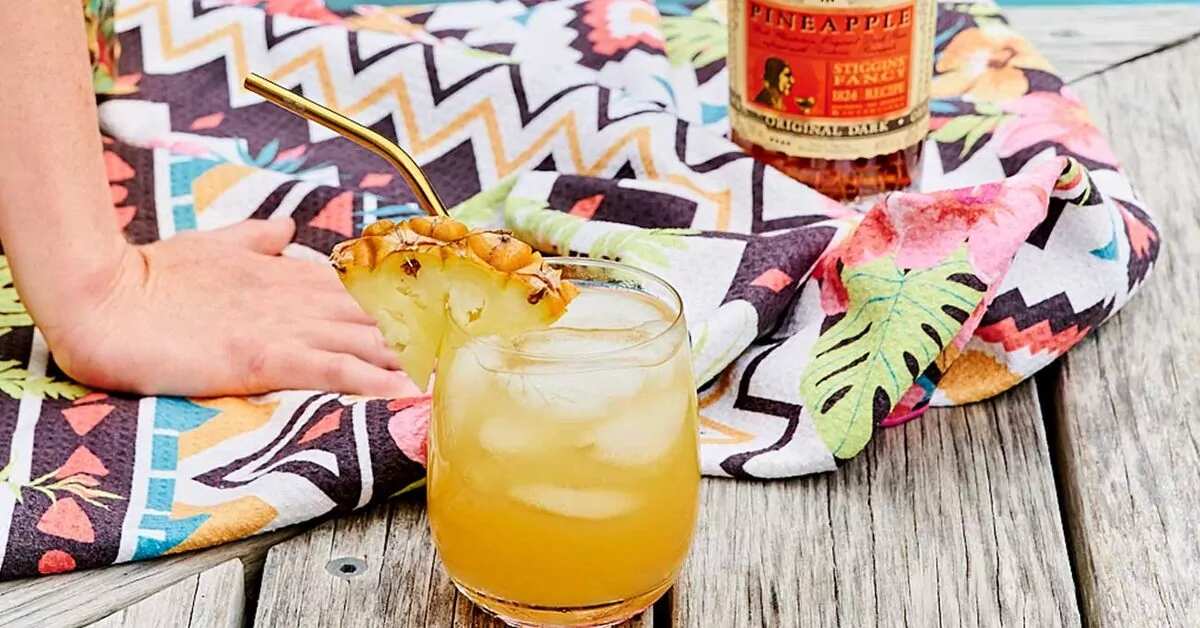Ginger And Pineapple Rum Punch