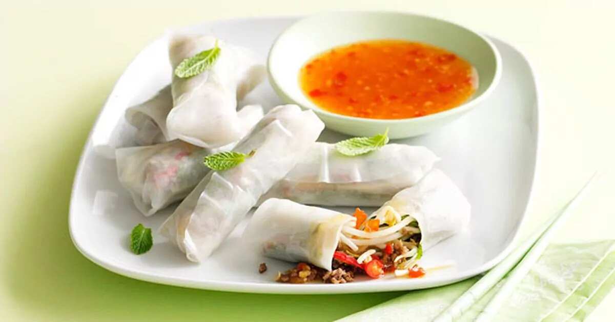 How to make Lemon Grass And Beef Rice Paper Rolls Recipe