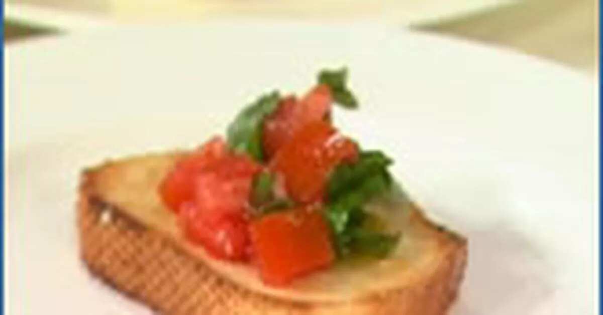 Sweet Corn Bruschetta