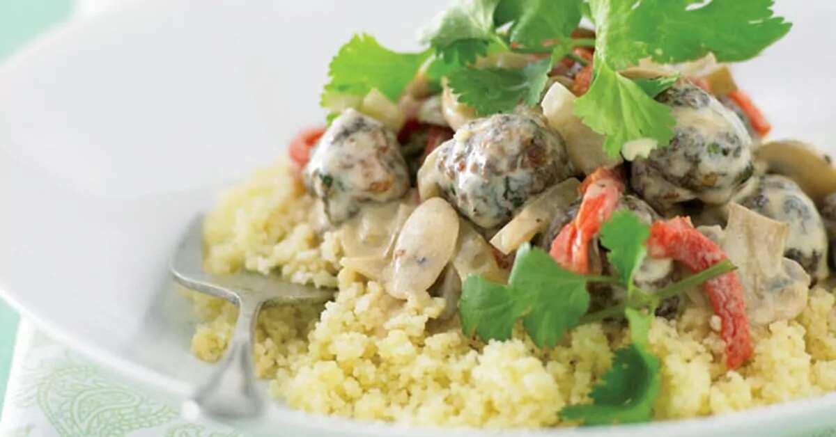 How to make Moroccan Meatballs With Mushroom Sauce Recipe