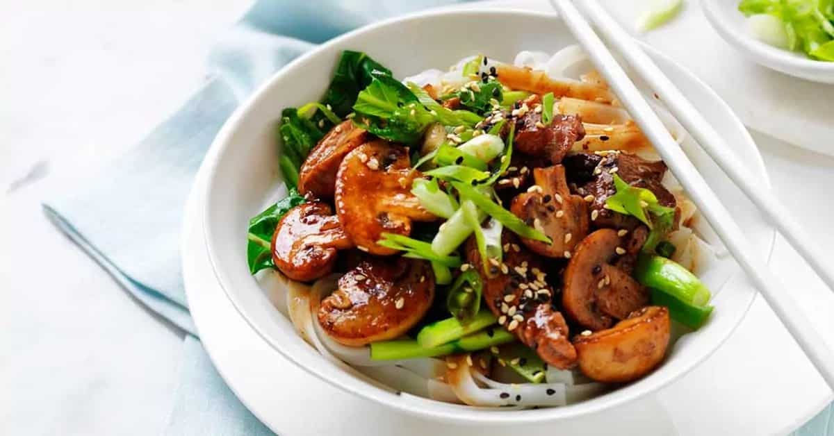 How to make Char Siu Pork And Mushroom Stir-fry Recipe
