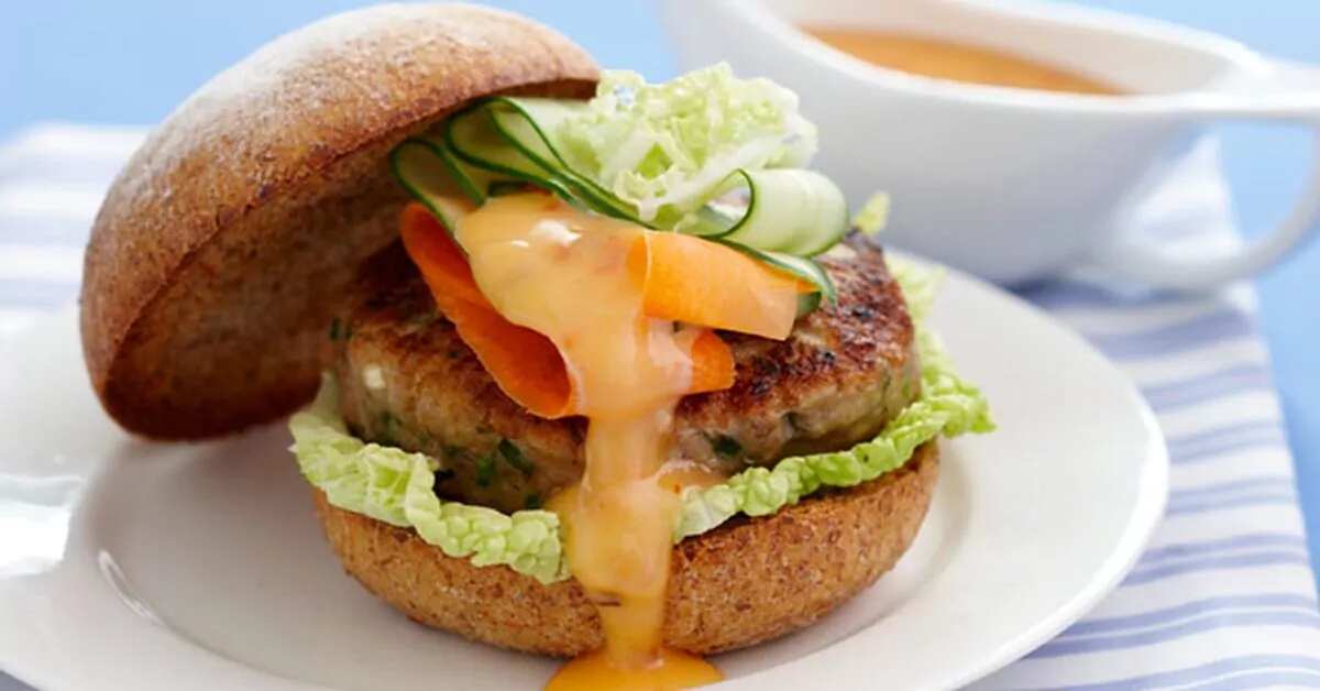 Oriental Chicken Burgers