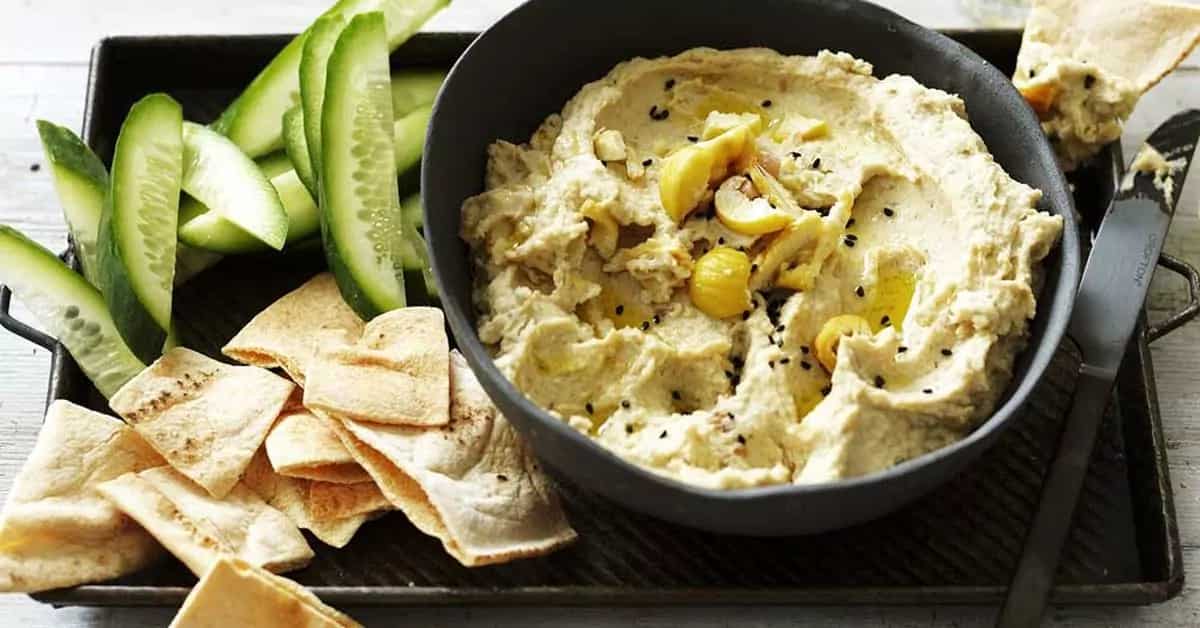 How to make Quick Chestnut Hummus Dip Recipe