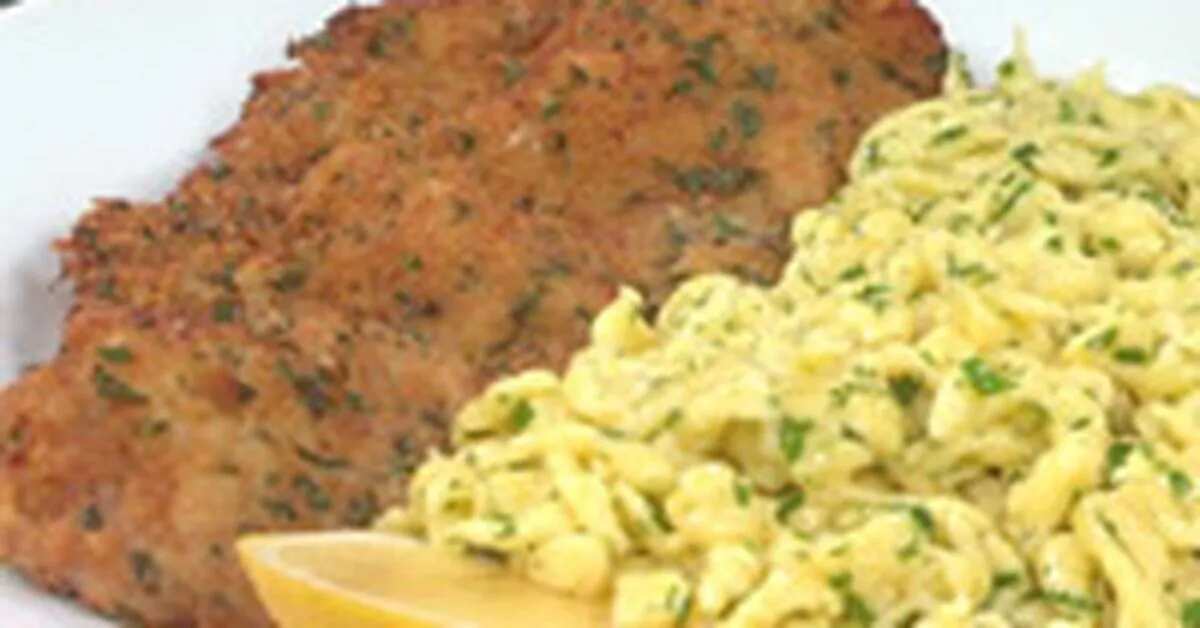 How to make Spaetzle & Veal Schnitzel Recipe
