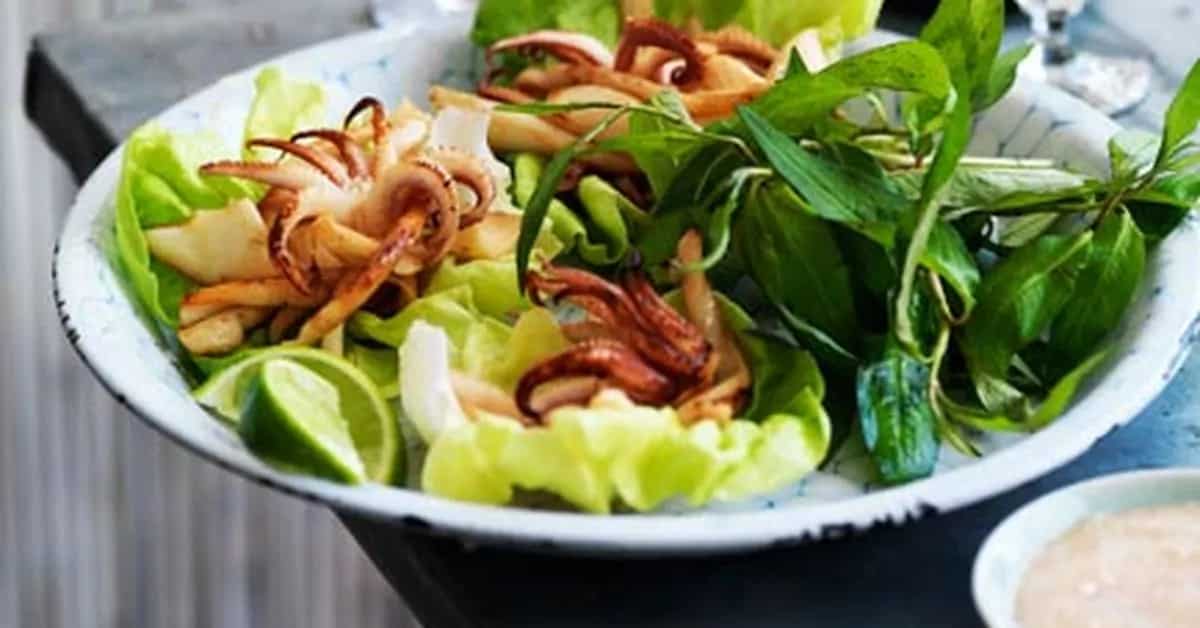 How to make Squid With Ginger And Garlic Sauce Recipe