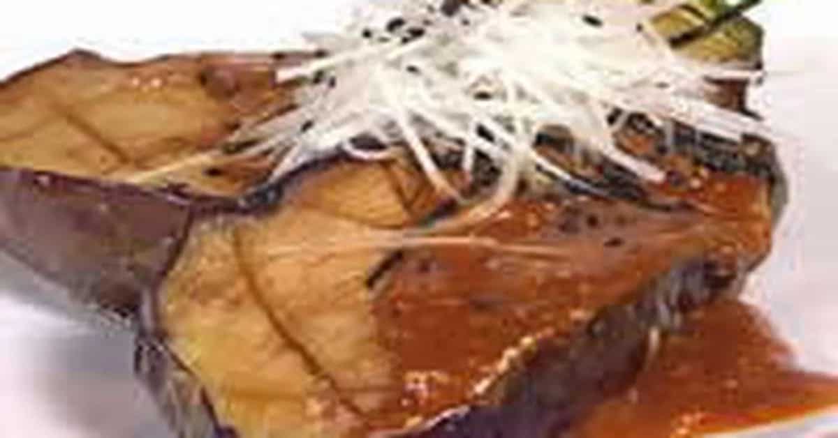 How to make Steamed Eggplant With Miso Dressing Recipe