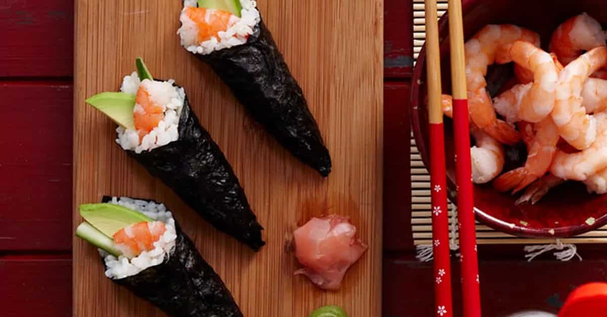 How to make Sushi Hand Rolls Recipe