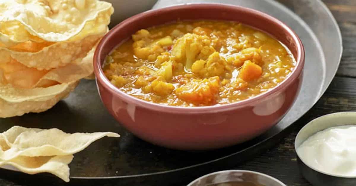 How to make Weight Watchers' Pumpkin And Cauliflower Dhal Recipe